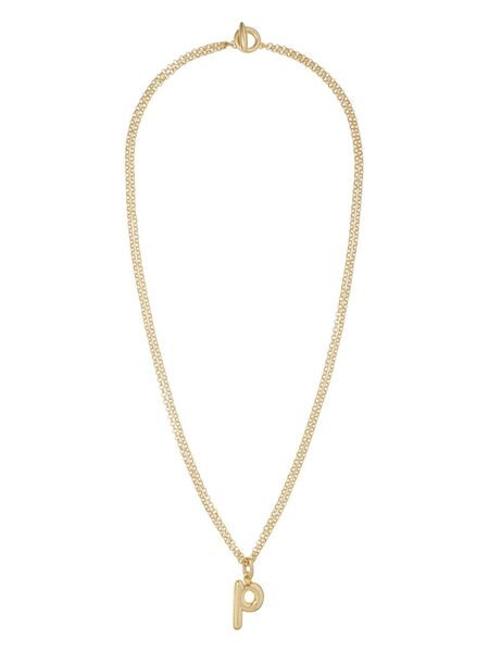  Roxanne Assoulin Collar The Puffy Initial - Dorado 