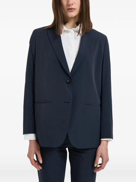  Rrd Blazer Con Solapas De Muesca - Azul 
