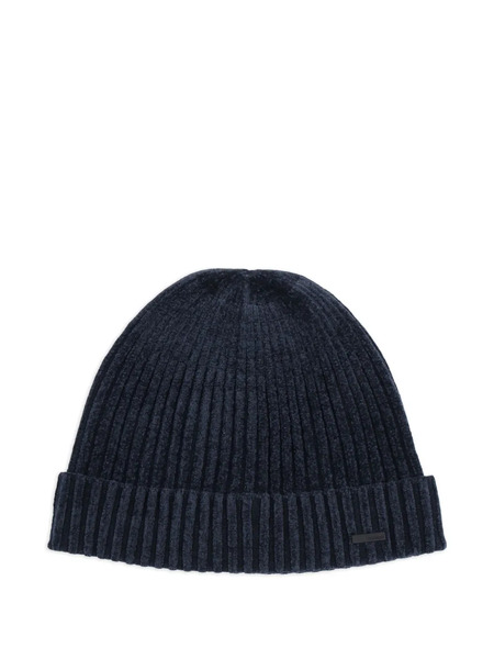  Rrd Gorro De Canalé Con Efecto De Terciopelo - Azul 