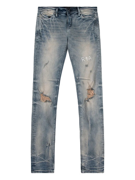  Rta Vaqueros Bootcut Clayton Con Efecto Envejecido - Azul 