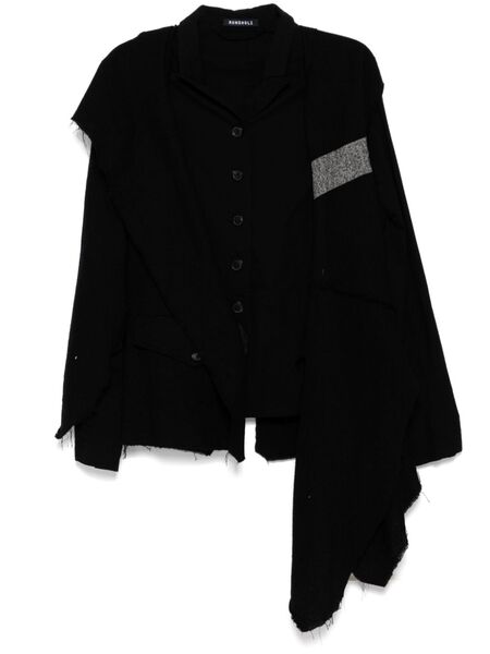  Rundholz Blazer Drapeado - Negro 