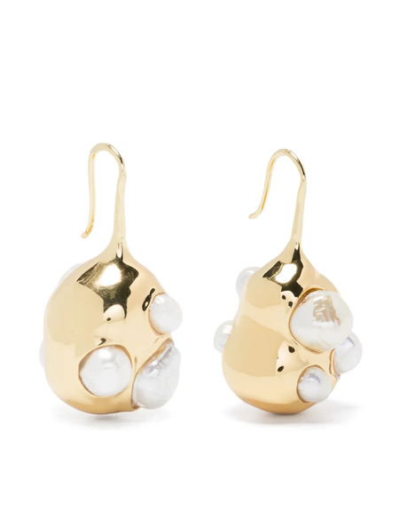  Ryenn's Eyes Pendientes Con Colgante Bañado En Oro De 14 Ct De Ryenn's Eyes X Quentin Jones - Dorado 
