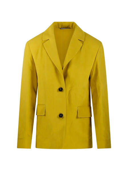  's Max Mara Blazer Con Botones - Amarillo 