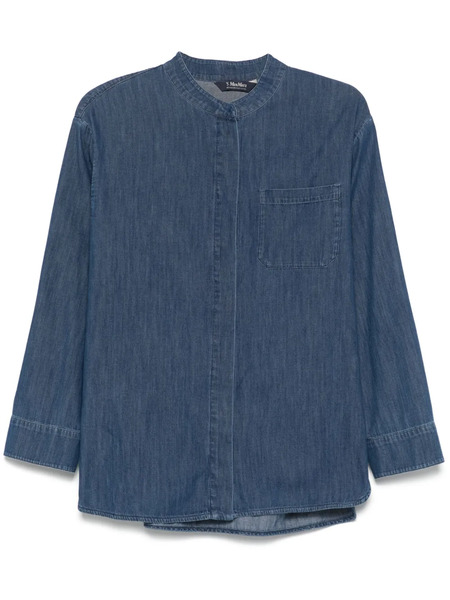  's Max Mara Camisa Vaquera Unito - Azul 