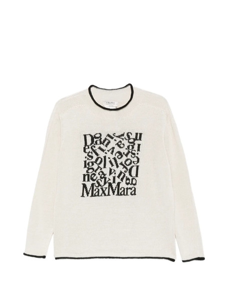  's Max Mara Jersey Attore Estampado - Neutro 
