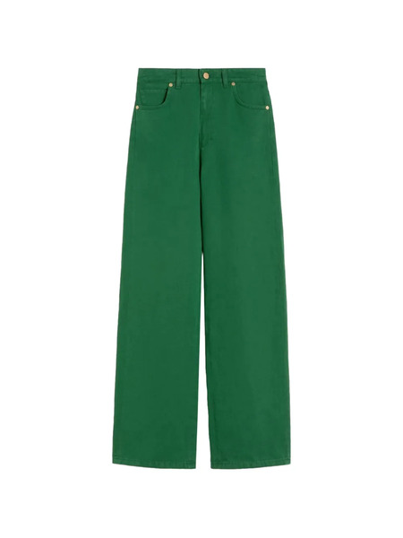 's Max Mara Pantalones Smmonorata Con Bolsillo - Verde 