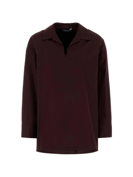  's Max Mara Poplin Blouse - Rojo 