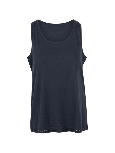  's Max Mara Top Con Apliques - Azul 
