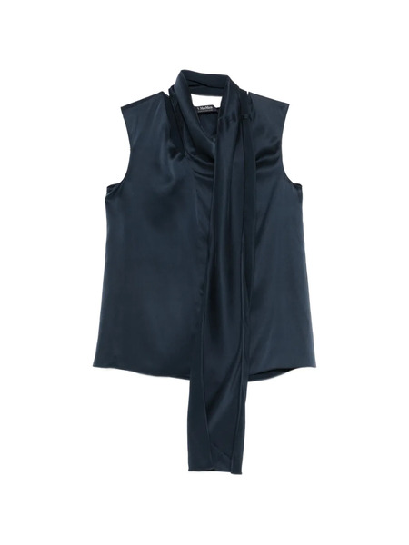  's Max Mara Top Smmdry Drapeado - Azul 