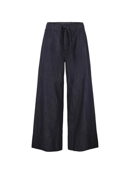  's Max Mara Vaqueros Anchos Con Cordones - Azul 
