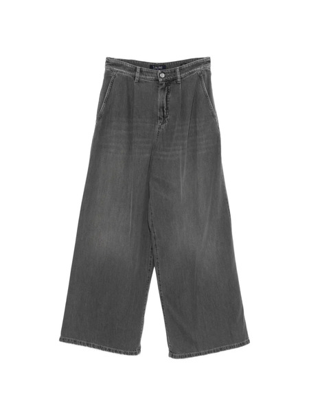  's Max Mara Vaqueros Anchos Con Pinzas - Gris 