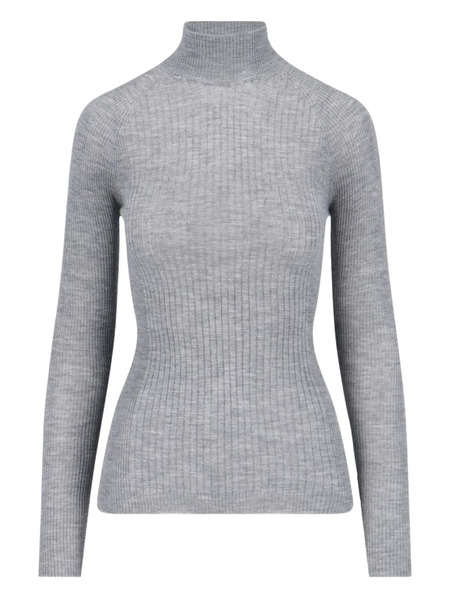 Sa Su Phi Jersey Con Cuello Alto - Gris 