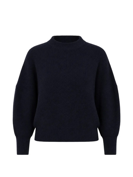  Sa Su Phi Ribbed-knit Batwing-sleeve Sweater - Azul 