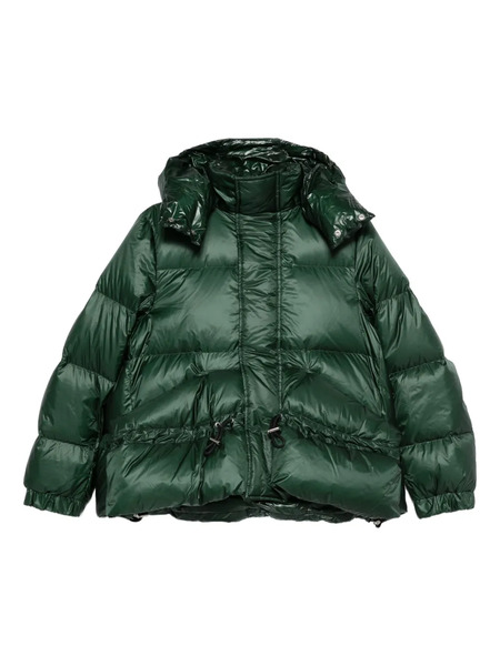  Sacai Plumífero Con Capucha - Verde 