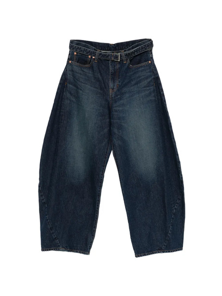  Sacai Vaqueros Con Cinturón - Azul 