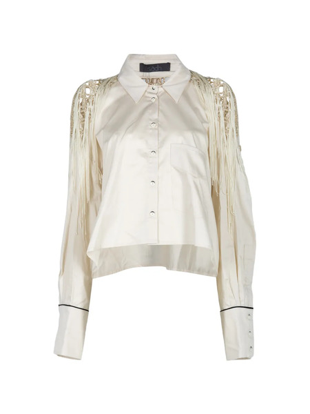  Sadh Camisa Con Flecos - Neutro 