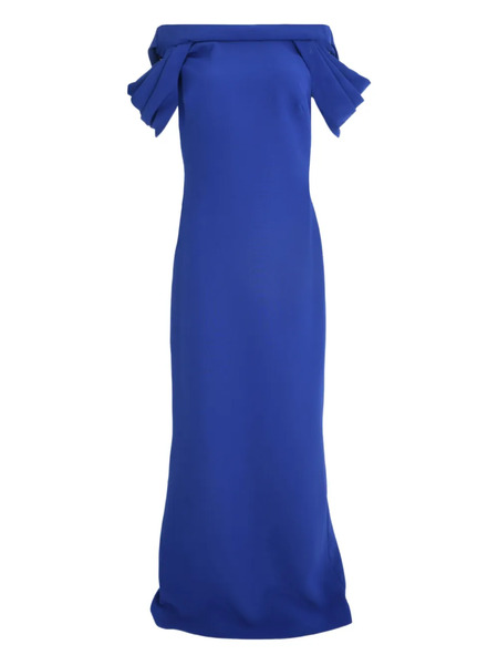  Safiyaa Vestido De Fiesta Drapeado - Azul 