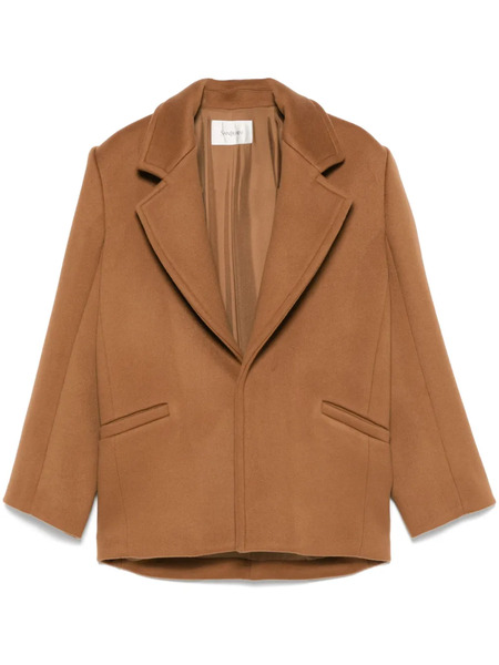  Saint Laurent Abrigo Liso - Marrón 