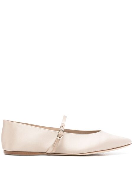  Saint Laurent Bailarinas Gio - Neutro 