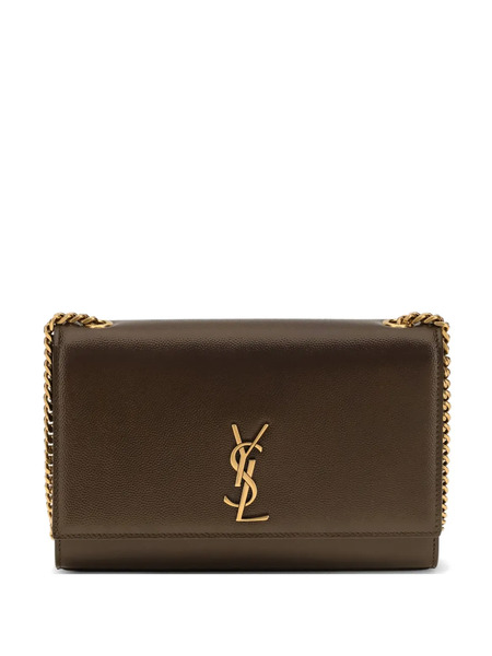 Saint Laurent Bolso De Hombro New Kate De Piel - Marrón 