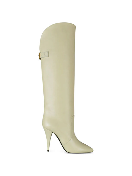  Saint Laurent Botas Cuero Buckle Harper - Neutro 