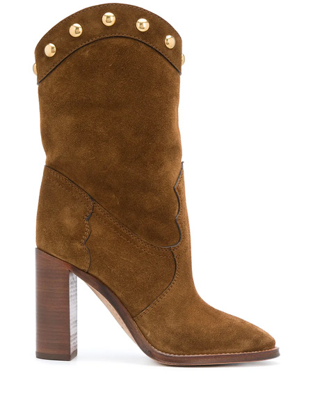  Saint Laurent Botas Kate - Marrón 