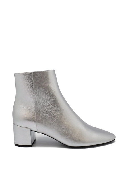  Saint Laurent Botines Loulou - Plateado 