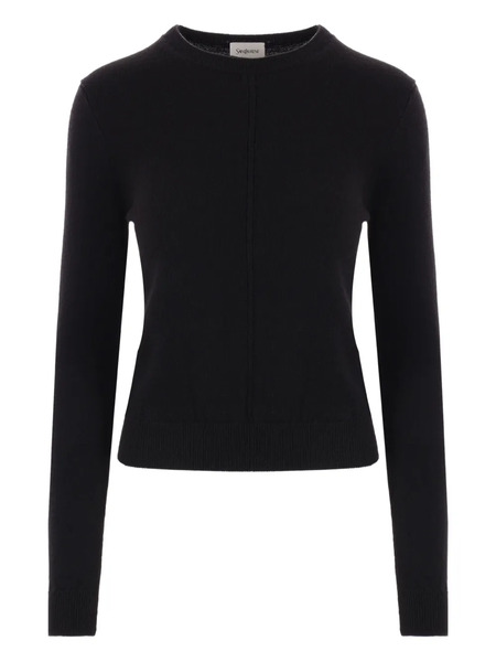  Saint Laurent Jersey Con Diseño Calado - Negro 