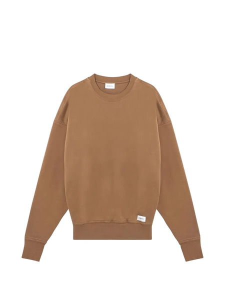  Saint Laurent Logo-patch Sweatshirt - Marrón 