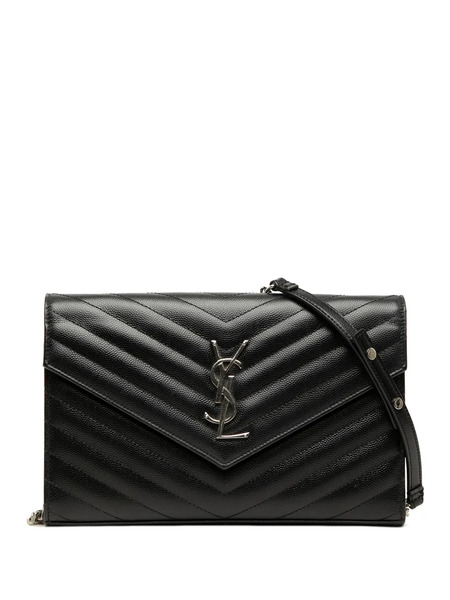  Saint Laurent Pre-owned Bandolera Classic Cassandre De Matelassé Y Grain De Poudre Con Cadena 2010-2026 - Negro 