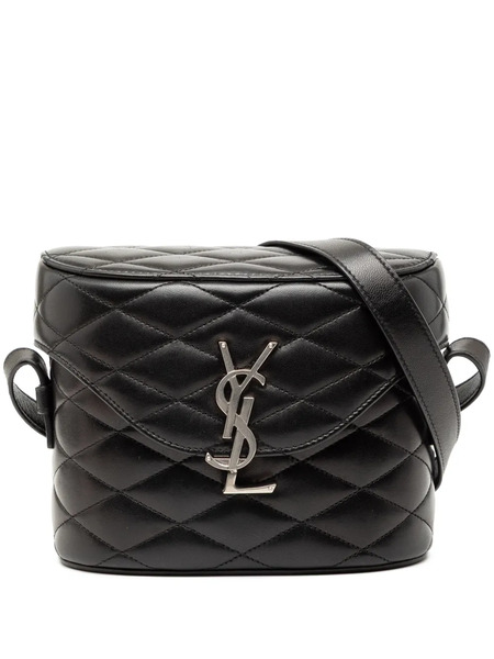  Saint Laurent Pre-owned Bandolera Monogram June De Piel De Borrego Con Diseño Acolchado 2000-2025 - Negro 