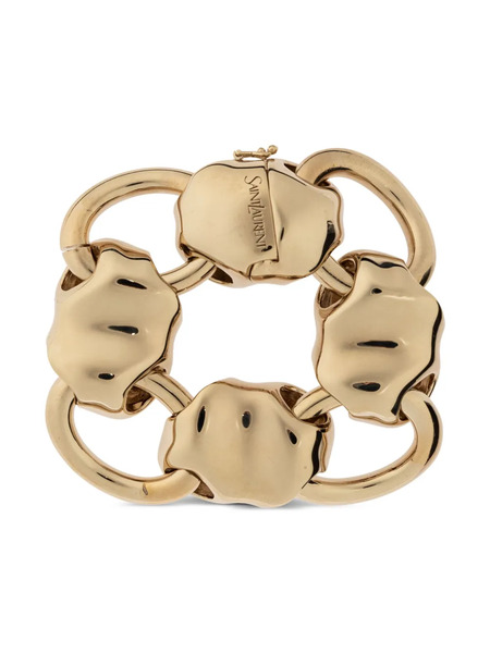  Saint Laurent Pulsera Shell Chain - Dorado 