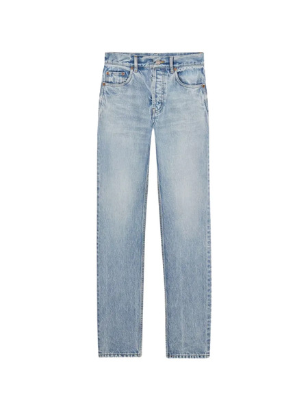  Saint Laurent Vaqueros De Talle Alto - Azul 