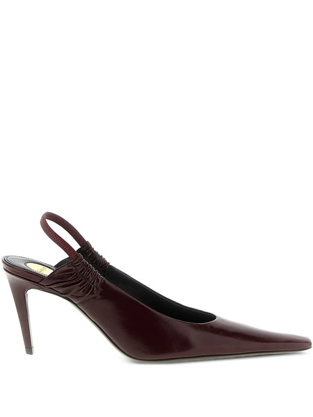 Saint Laurent Zapatos Anne-marie Con Tacón De 75 Mm - Rojo 