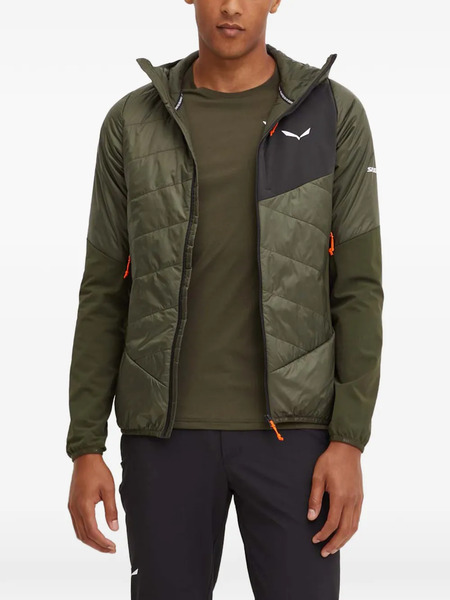  Salewa Plumífero Con Capucha - Verde 