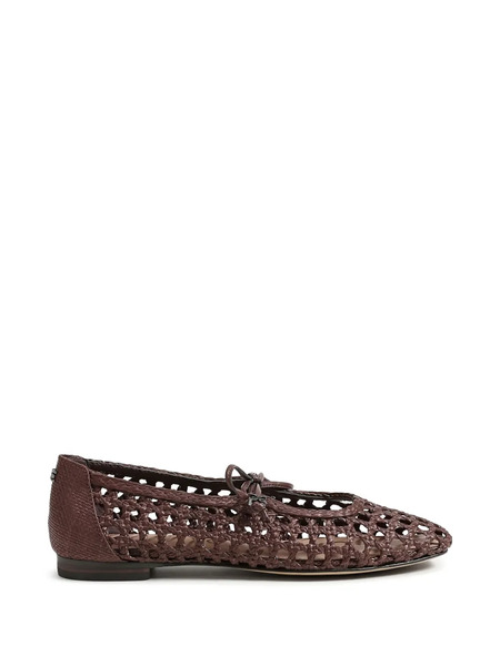  Sam Edelman Bailarinas Marcie Tejidas - Marrón 