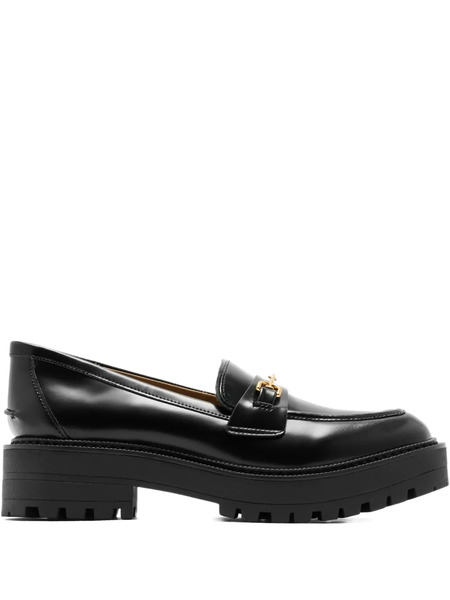  Sam Edelman Mocasines Lea Con Plataforma - Negro 