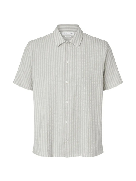  Samsoe Samsoe Camisa Avan Jx A Rayas - Gris 