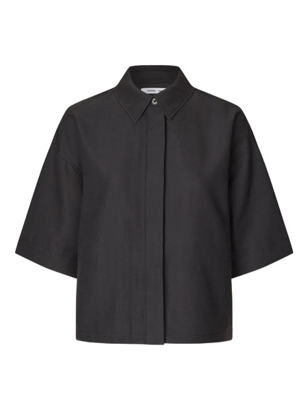  Samsoe Samsoe Camisa De Manga Corta - Negro 