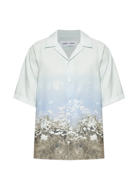  Samsoe Samsoe Camisa Saayo Con Estampado Floral - Azul 