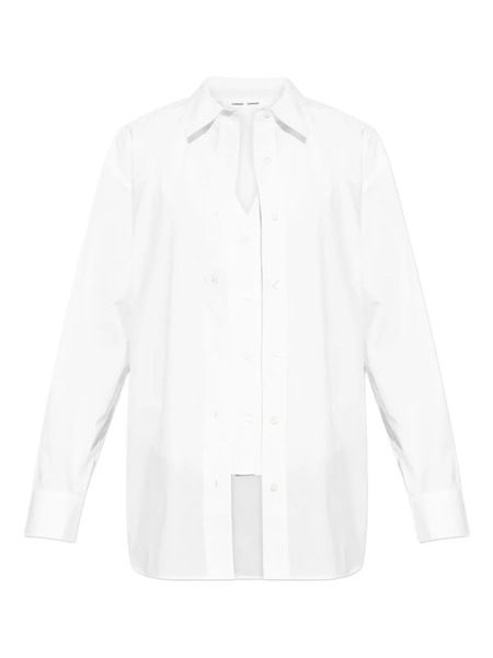  Samsoe Samsoe Camisa Samoon Con Detalle De Lazo - Blanco 