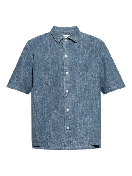  Samsoe Samsoe Camisa Vaquera Con Efecto Lavado - Azul 