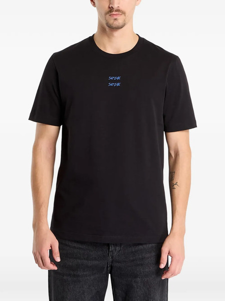  Samsoe Samsoe Camiseta Con Estampado Gráfico - Negro 