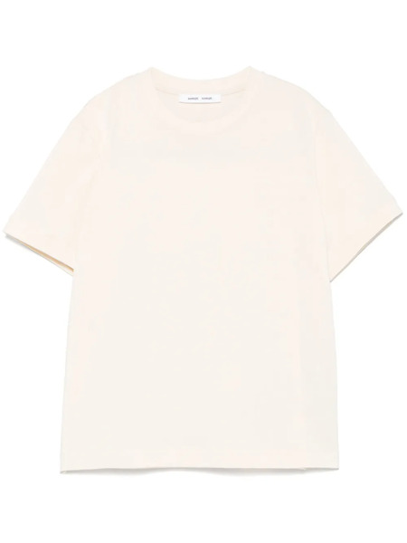  Samsoe Samsoe Camiseta De Algodón - Neutro 