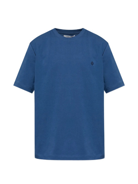  Samsoe Samsoe Camiseta Saotto Bordada - Azul 