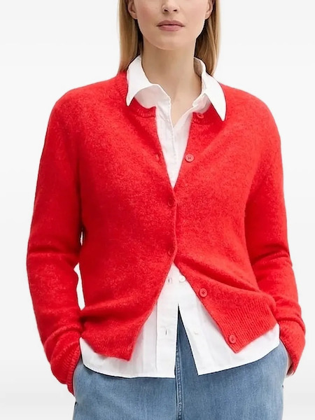  Samsoe Samsoe Cárdigan Nor De Punto Con Botones - Rojo 