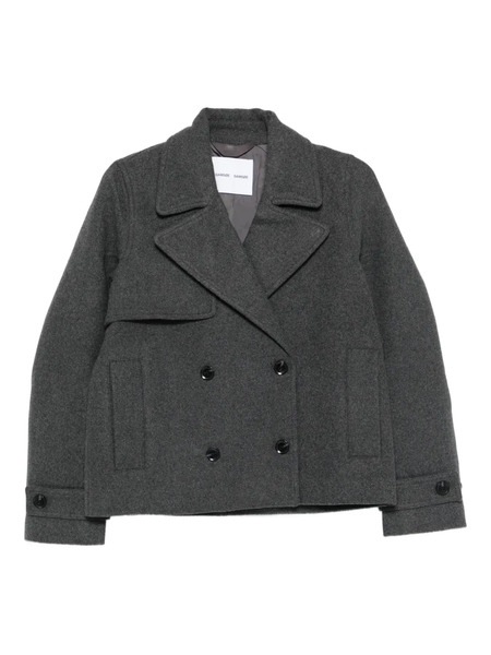  Samsoe Samsoe Chaqueta De Mezcla De Lana - Gris 