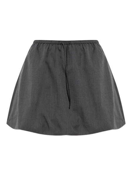  Samsoe Samsoe Falda Saroko Con Cordón - Gris 