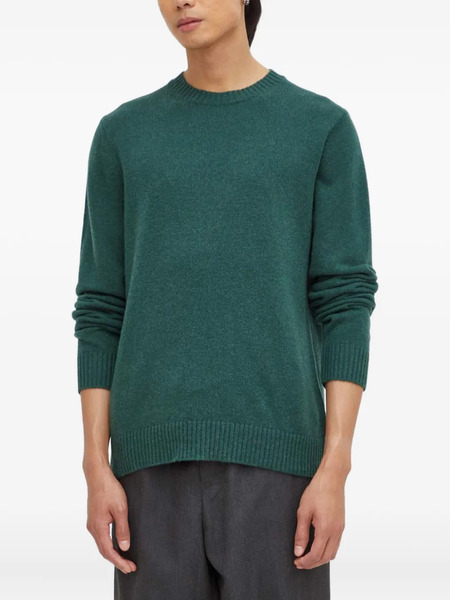  Samsoe Samsoe Jersey De Canalé Con Cuello Redondo - Verde 