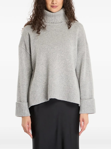  Samsoe Samsoe Jersey Sakeiku Con Cuello Alto - Gris 